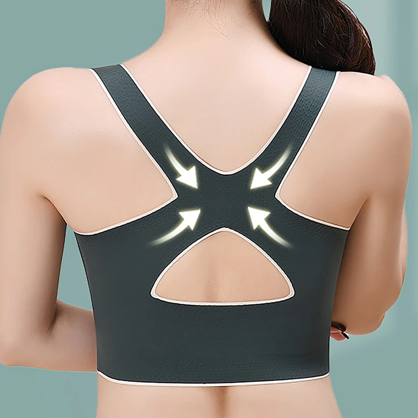 FRONT BUCKLE FITNESS PADDED YOUGA BRA - Image 3