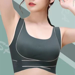 FRONT BUCKLE FITNESS PADDED YOUGA BRA
